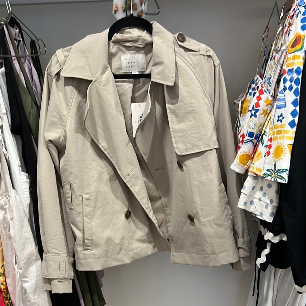 a new day Light Tan Trench Coat